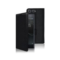 Étui Portefeuille Noir pour Sony Xperia XZ Premium