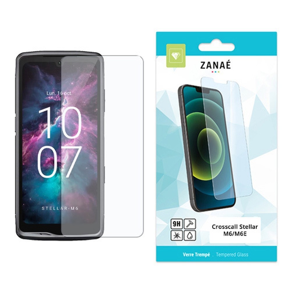 Verre trempé pour Crosscall Stellar M6 et M6E