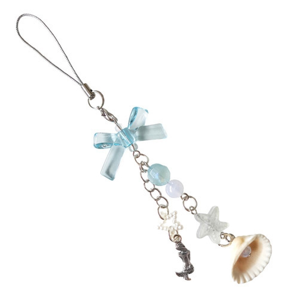 Charm de téléphone Mermaid accroché à un smartphone