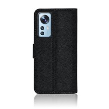 Etui Portefeuille Zanae noir pour Xiaomi 12 et 12X