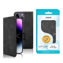 Etui Portefeuille Zanae Columbia pour iPhone 14 Pro Max Noir