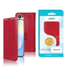 Etui Portefeuille Zanae rouge pour Galaxy S26