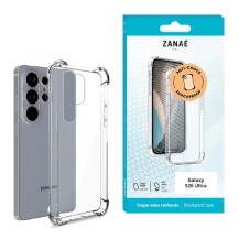 Coque Silicone transparente pour Galaxy S26 Ultra avec coins renforcés