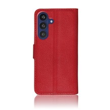 Etui portefeuille Zanae rouge pour Galaxy S26 Plus