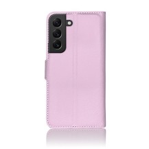 Étui portefeuille rose pour Samsung Galaxy S22 Plus