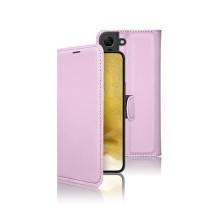 Étui portefeuille rose pour Samsung Galaxy S22 Plus