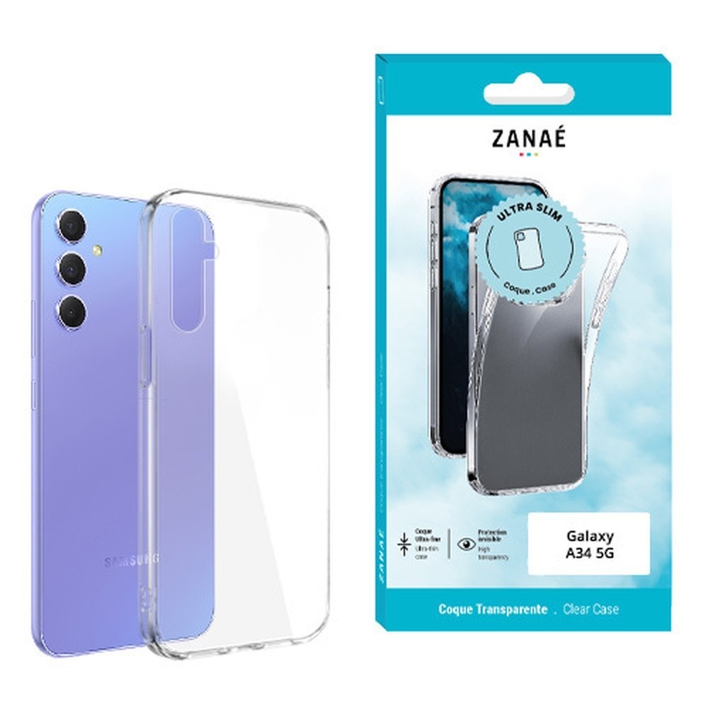 Coque Softgel transparente pour Galaxy A34 5G