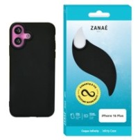 Coque Infinity noire pour iPhone 16 Plus