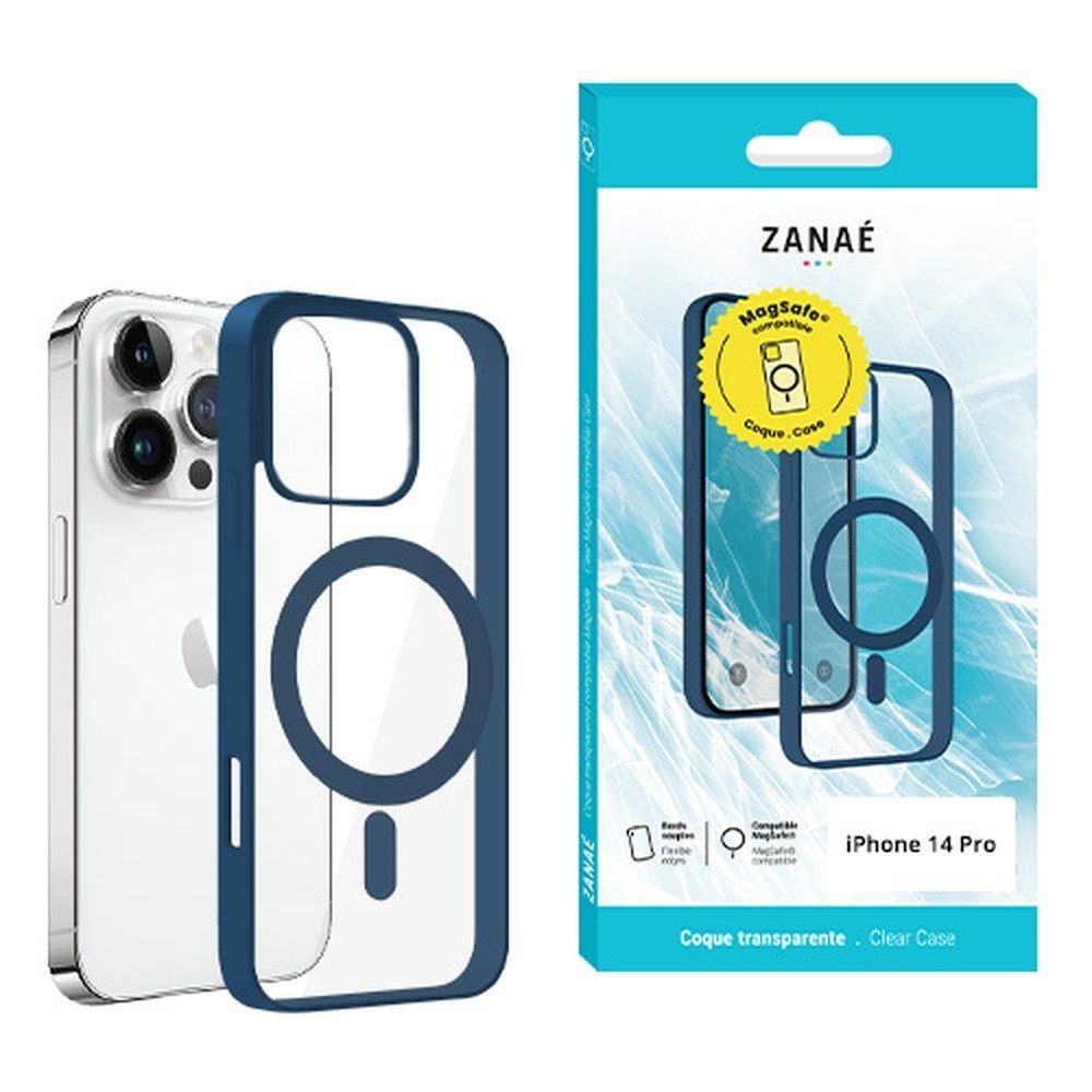 Coque marine pour iPhone 14 Pro compatible MagSafe