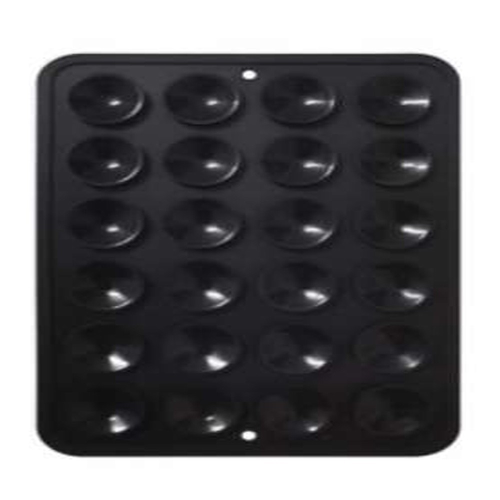 Stickpad MagSafe Noir fixé sur une surface lisse