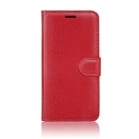 Etui Portefeuille Zanae rouge pour Redmi Note 15 Pro 4G