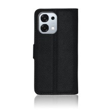 Étui Portefeuille Zanae noir pour Oppo A6 Pro