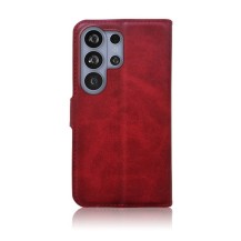 Portefeuille Zanae Columbia rouge pour Galaxy S26 Ultra