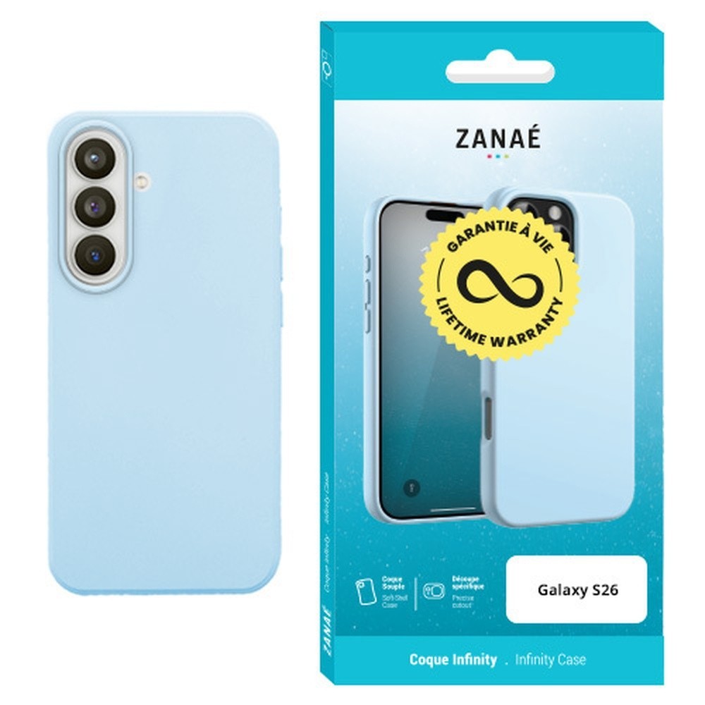 Coque Infinity bleu clair pour Galaxy S26