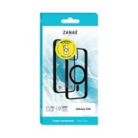 Coque noire compatible MagSafe pour Galaxy S26