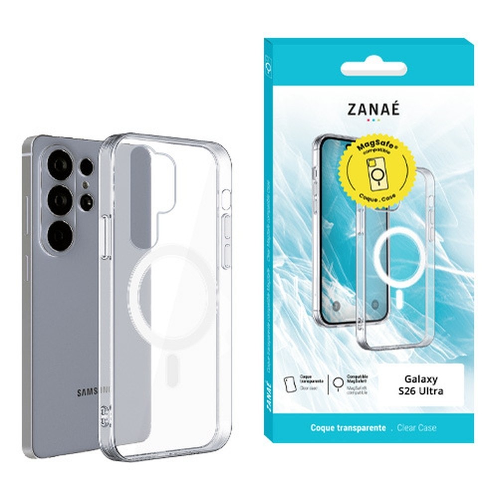 Coque MagSafe transparente pour Samsung Galaxy S26 Ultra