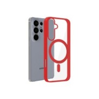 Coque rouge pour Galaxy S26 Ultra compatible MagSafe