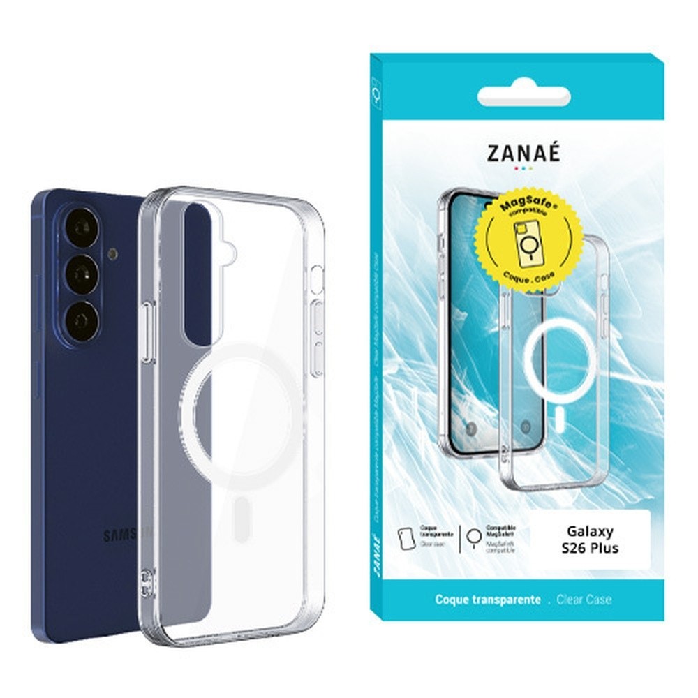 Coque transparente MagSafe pour Galaxy S26 Plus