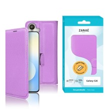 Etui portefeuille Zanae violet pour Galaxy S26