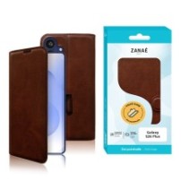 Portefeuille Zanae Columbia marron pour Galaxy S26 Plus