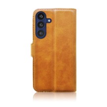 Portefeuille Zanae Columbia couleur moutarde compatible Galaxy S26 Plus