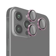 Verre trempé rose pour caméra iPhone 12 Pro Max