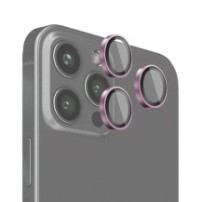 Verre trempé rose pour caméra iPhone 12 Pro Max