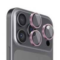 Verre trempé caméra rose pour iPhone 17 Pro et iPhone 17 Pro Max