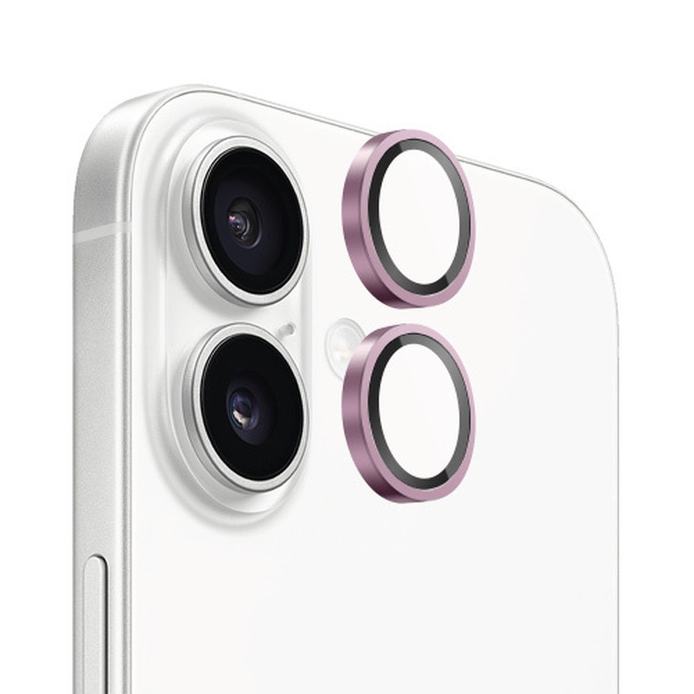 Verre trempé caméra rose pour iPhone 17