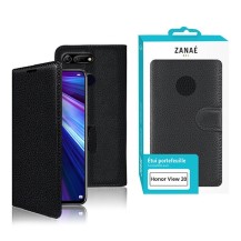 Etui Portefeuille Zanae pour Honor View 20 Noir