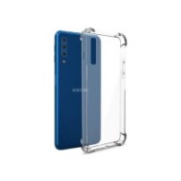 Coque silicone transparente renforcée pour Samsung Galaxy A7 2018