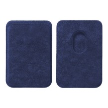 Porte carte MagSafe alcantara marine