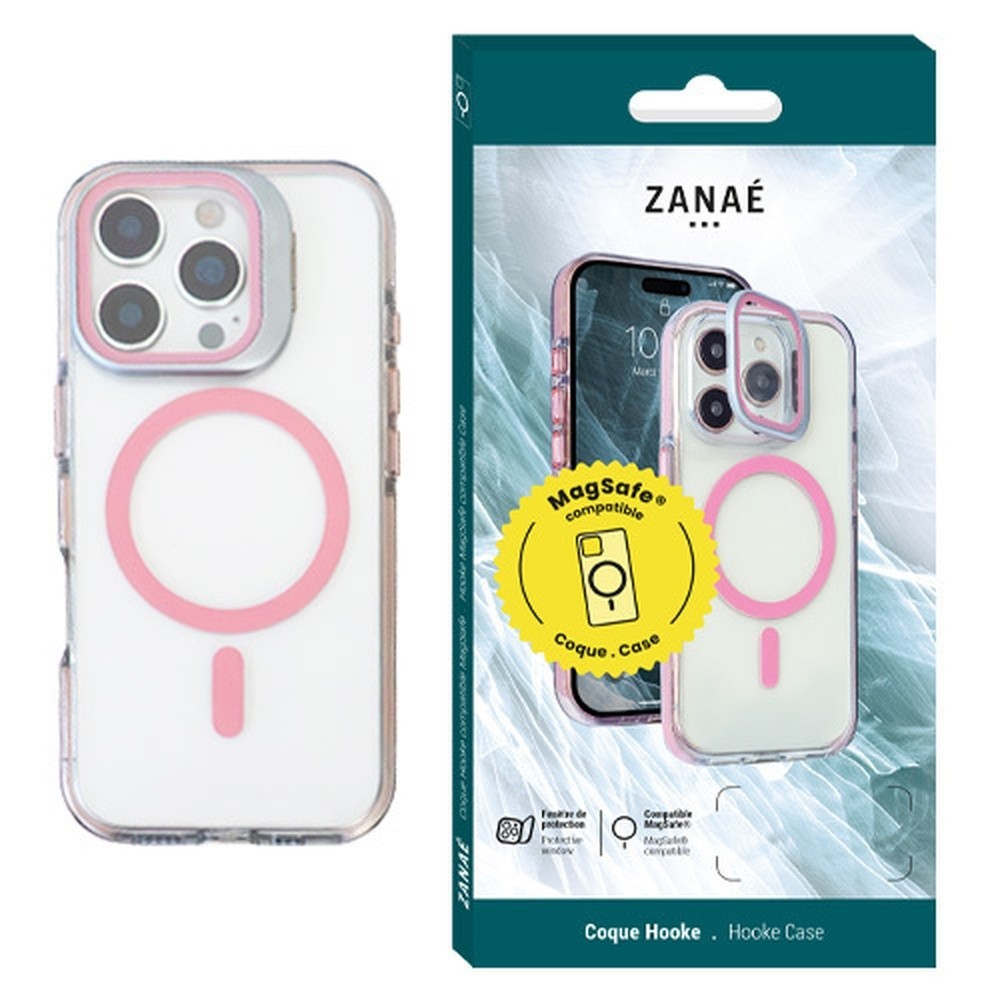 Coque Hooke MagSafe rose pour Galaxy S26