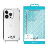 Coque iPhone 14 Pro transparente avec logo Zanae