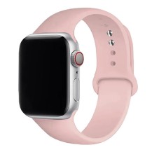 Bracelet en silicone rose pastel pour Apple Watch