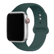 Bracelet en silicone vert forêt pour Apple Watch