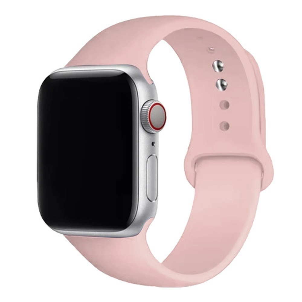 Bracelet en silicone rose pour Apple Watch 42/44 mm