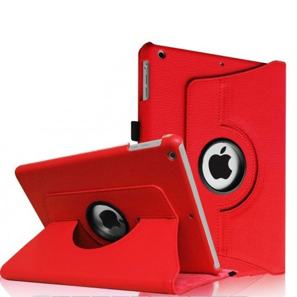 Etui Rotatif Rouge pour iPad 9.7 et iPad Air
