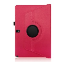 Étui rotatif fushia pour Galaxy Note 10.1 Edition 2014