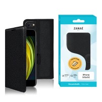 Etui portefeuille noir pour iPhone 5/5s/SE