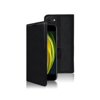 Etui portefeuille noir pour iPhone 5/5s/SE