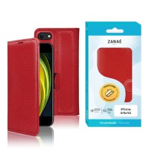 Étui portefeuille rouge pour iPhone 5