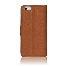 Étui portefeuille marron pour iPhone 6 et 6s