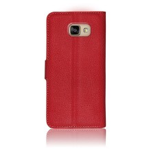 Étui portefeuille rouge pour Samsung Galaxy A3 (2016)