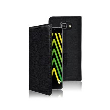 Étui portefeuille noir pour Samsung Galaxy A5 (2016)