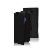 Étui portefeuille noir pour Samsung Galaxy S7