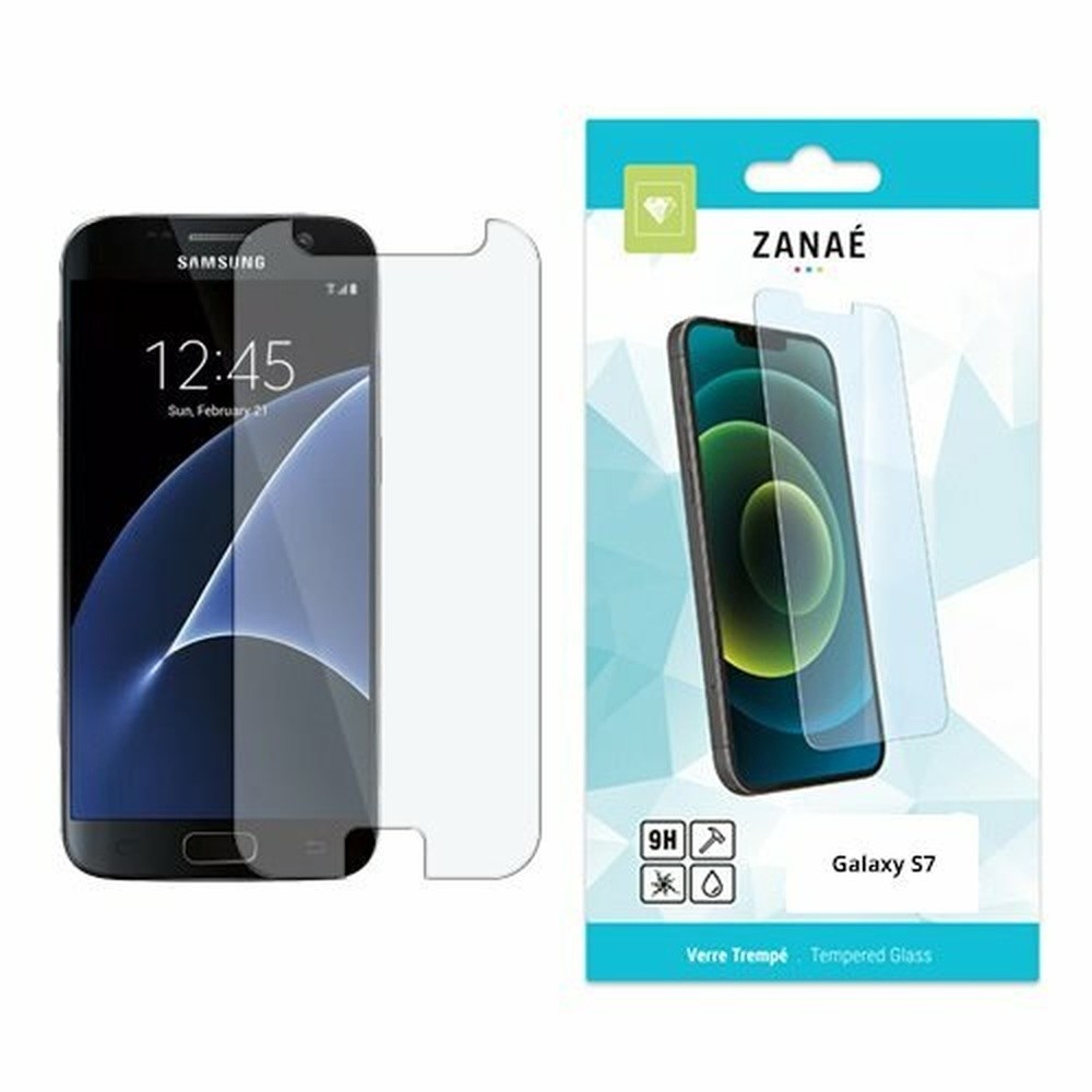 Verre trempé transparent pour Samsung Galaxy S7