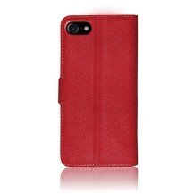 Etui portefeuille rouge pour iPhone SE/7/8