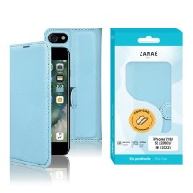 Étui portefeuille bleu clair pour iPhone 7