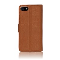 Étui portefeuille marron pour iPhone 7
